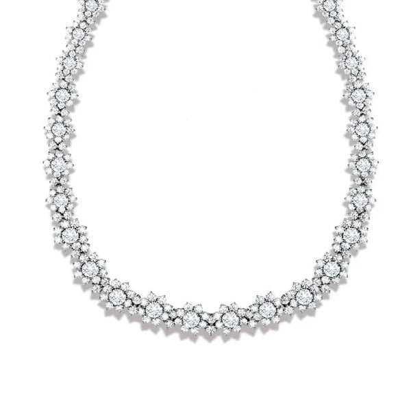 Moissanite Tennis Necklaces