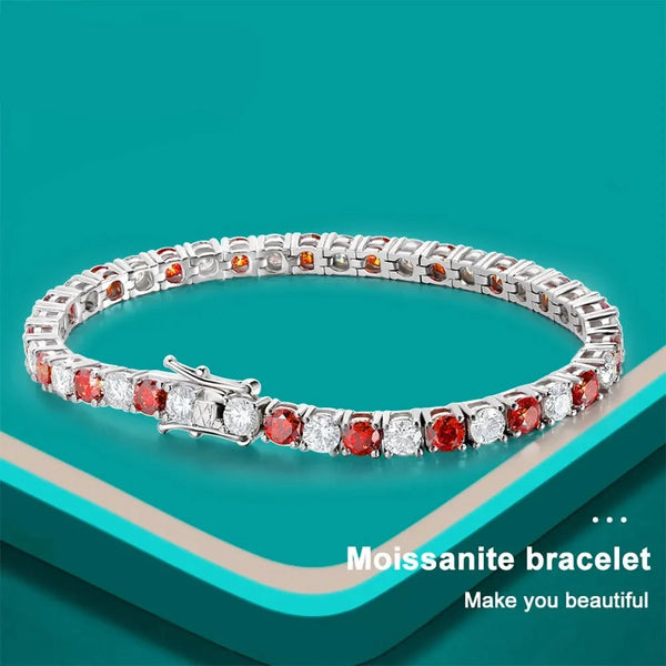 925 Sliver Tennis Bracelets for Women